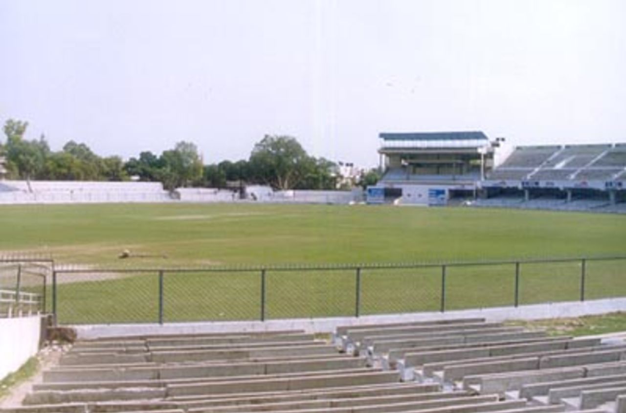 Panoramic view of Green Park stadium