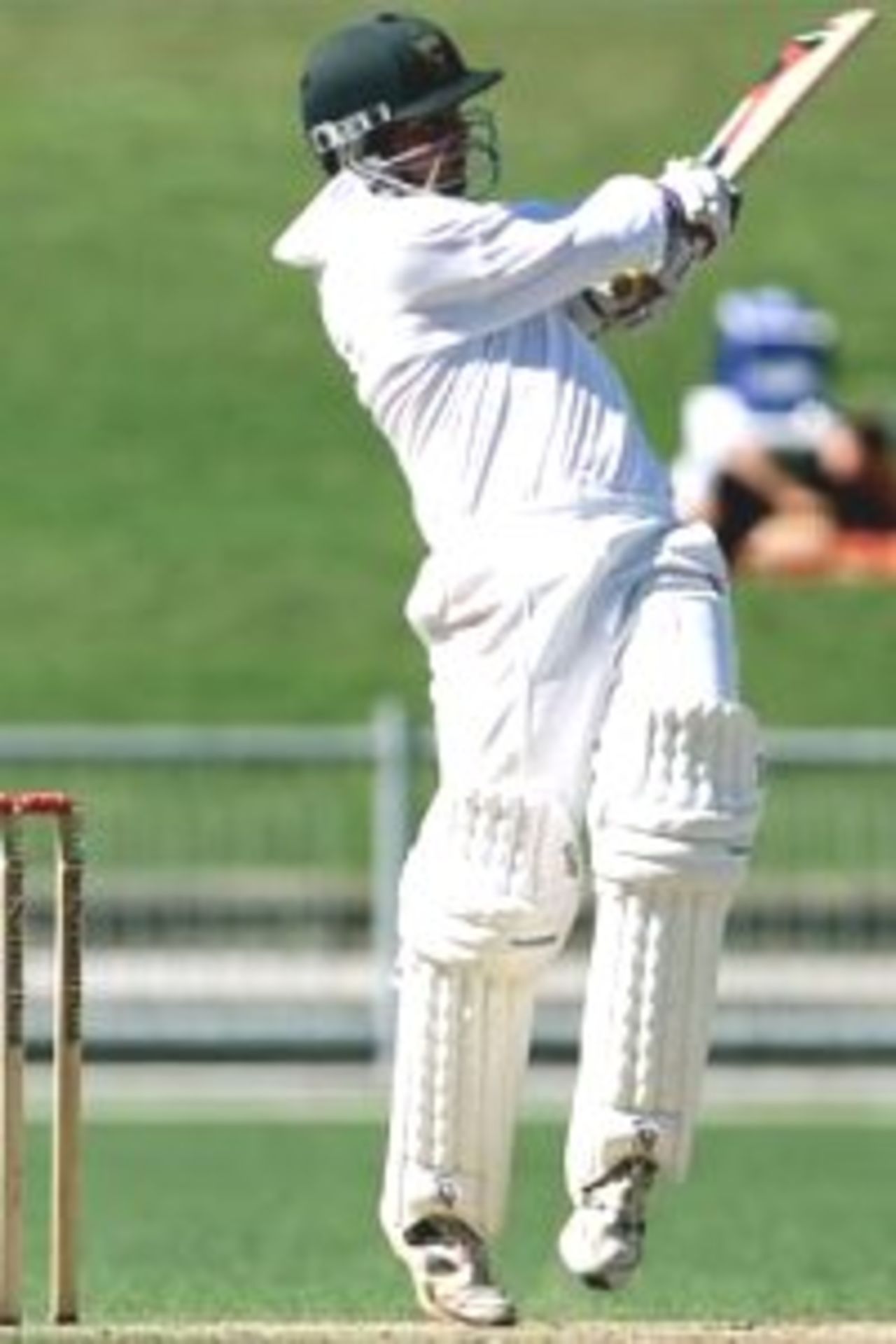 19 Mar 2000: David Kelly of Central Districts hits out, during day two of the tour game between Central Districts and Australia at McLean Park, Napier, New Zealand.