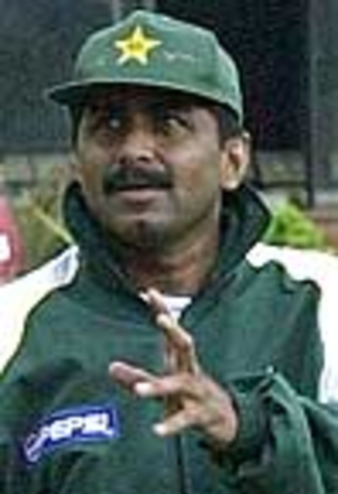 Miandad pictured at the 2000 ICC knockout in Nairobi Kenya