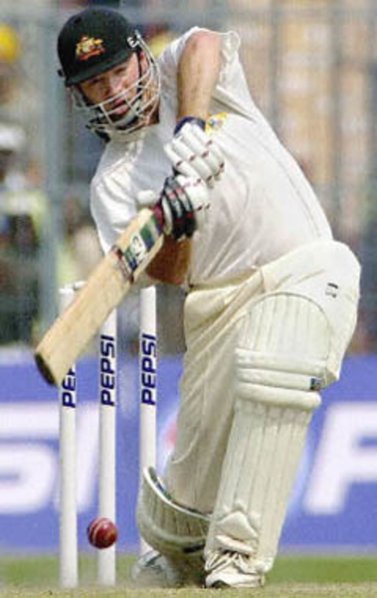 12 Mar 2001: Australia in India, India v Australia 2nd Test, Eden Gardens, Calcutta 11-15 Mar 2001 (Day 2).