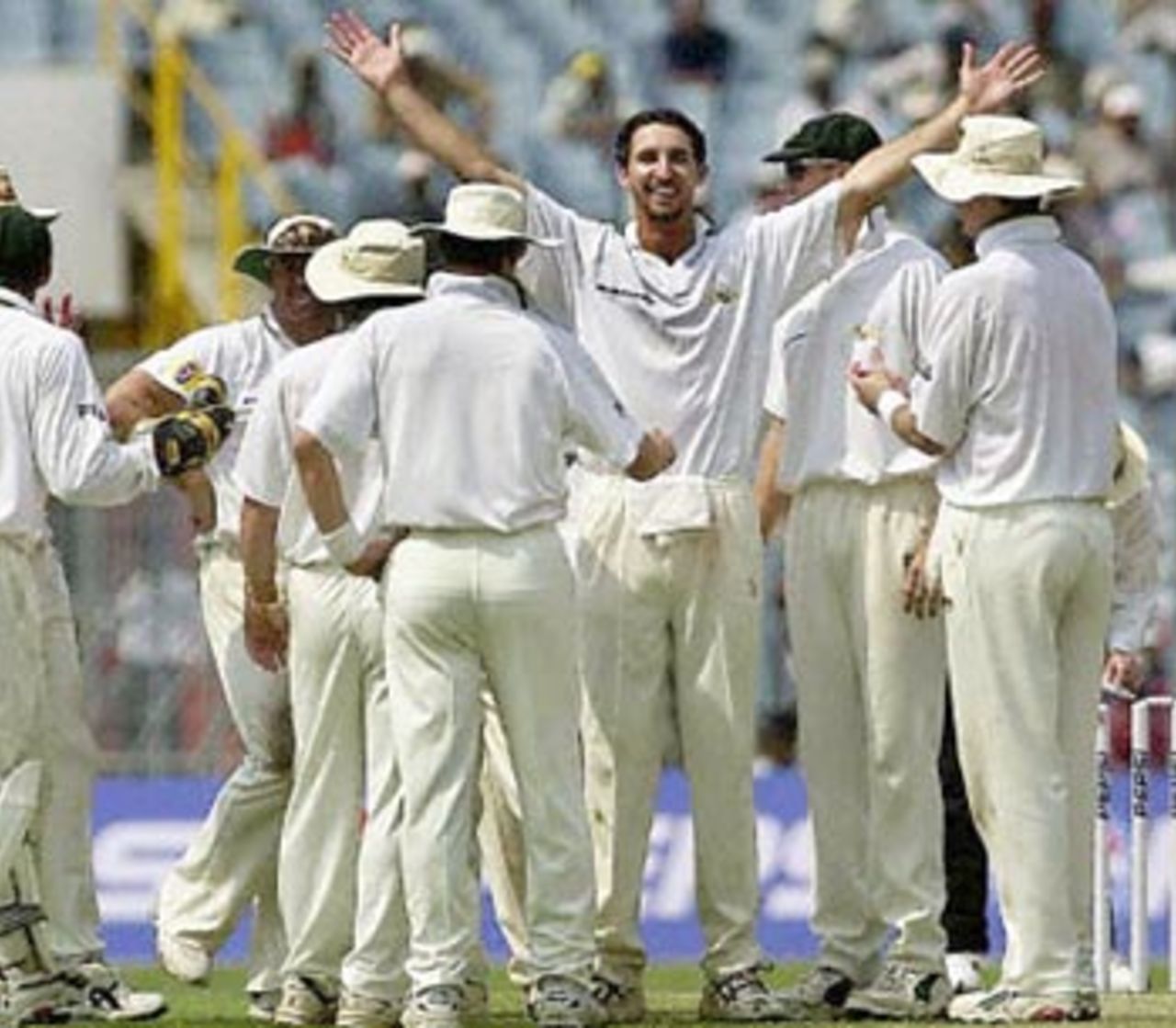 13 Mar 2001: Australia in India 2000/01, 2nd Test India v Australia, Eden Gardens, Calcutta 11-15 Mar 2001 (Day 3)