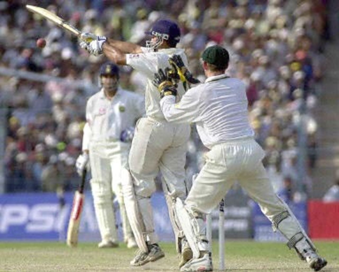 13 Mar 2001: Australia in India 2000/01, 2nd Test India v Australia, Eden Gardens, Calcutta 11-15 Mar 2001 (Day 3)