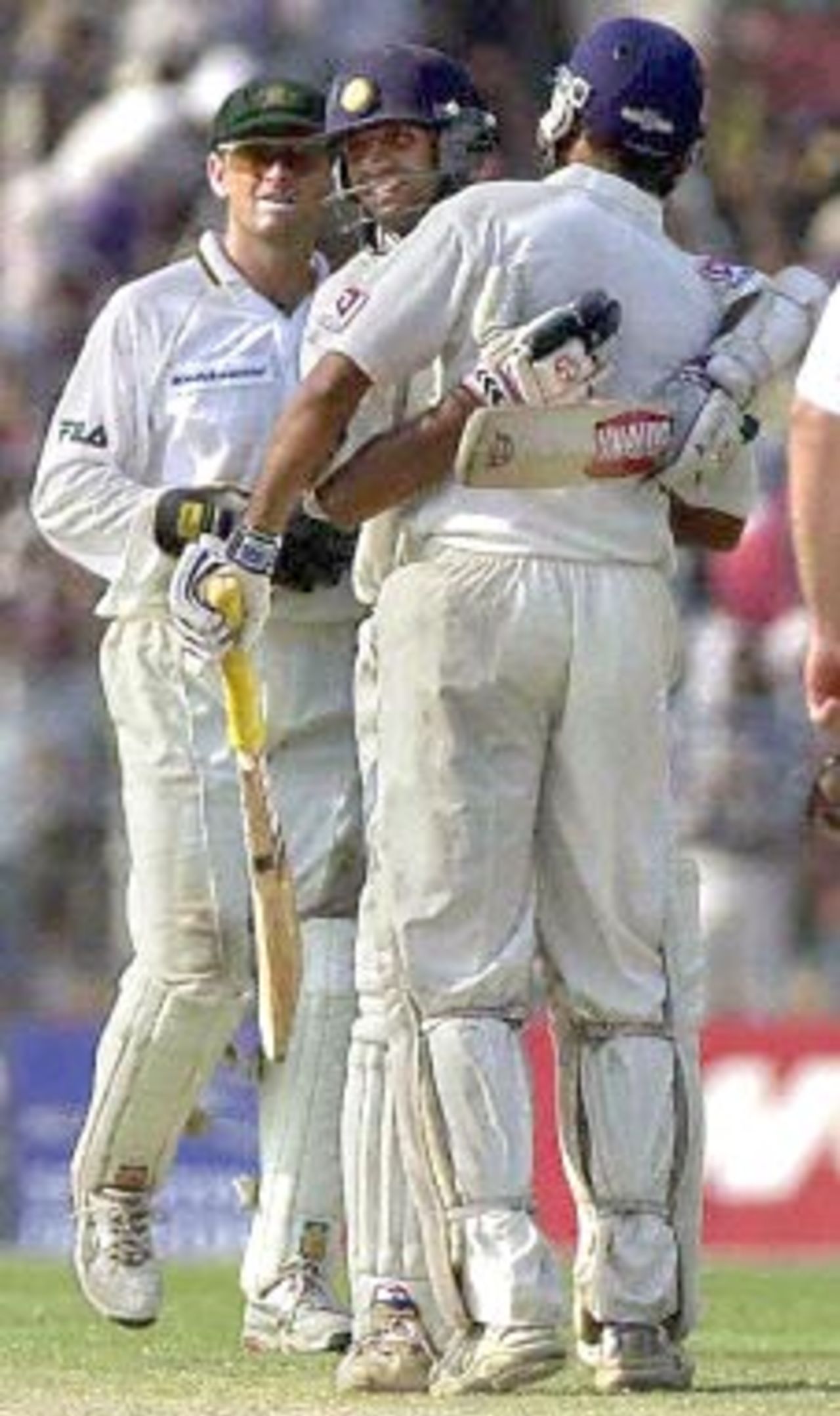 14 Mar 2001: Australia in India 2000/01, 2nd Test India v Australia, Eden Gardens, Calcutta 11-15 Mar 2001 (Day 4)