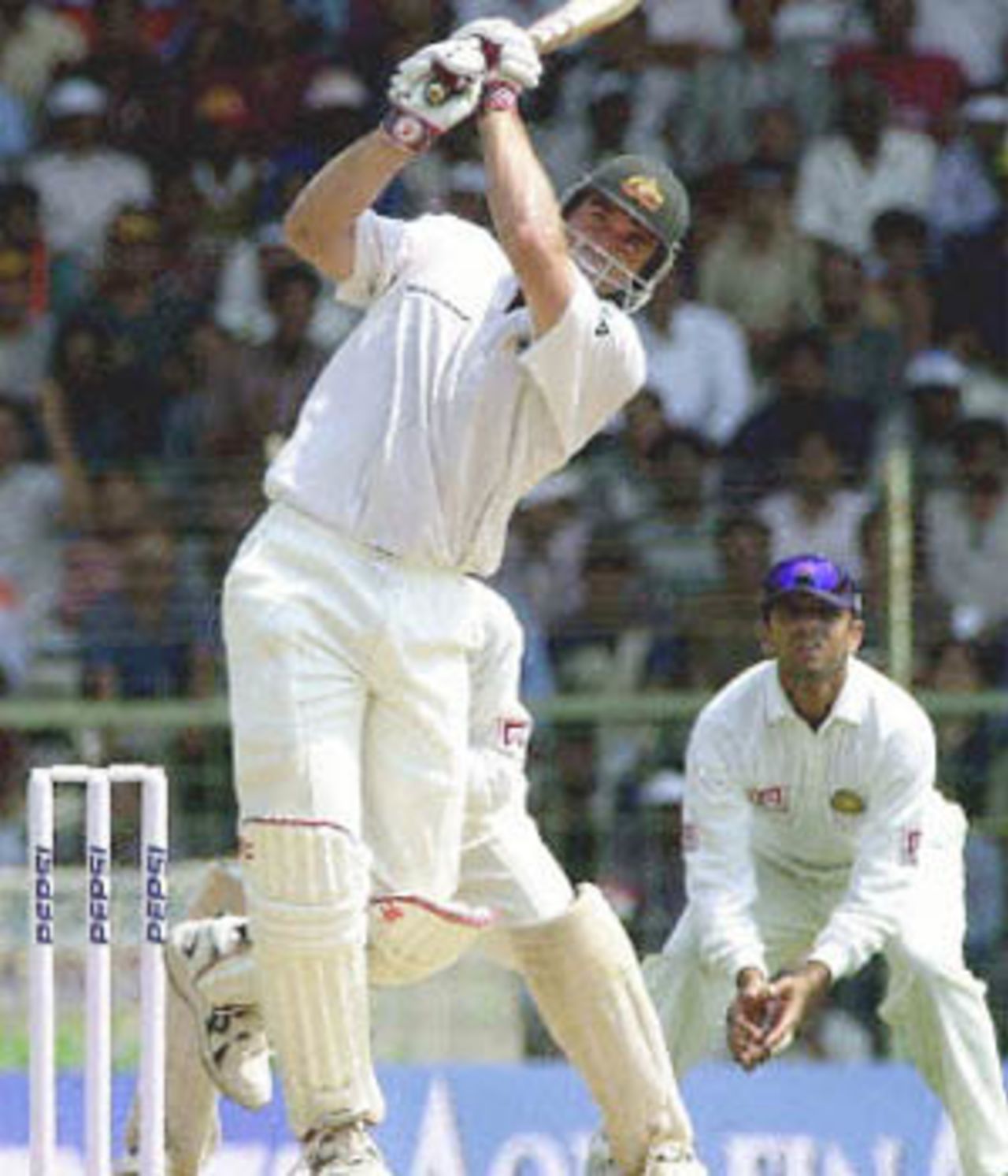 18 Mar 2001: Australia in India, India v Australia 3rd Test, MA Chidambaram Stadium, Chepauk, Chennai, 18-22 Mar 2001(Day 1).