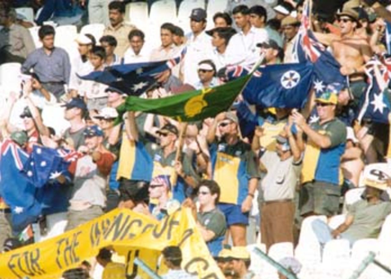 18 Mar 2001: Australia in India, India v Australia 3rd Test, MA Chidambaram Stadium, Chepauk, Chennai, 18-22 Mar 2001(Day 1).