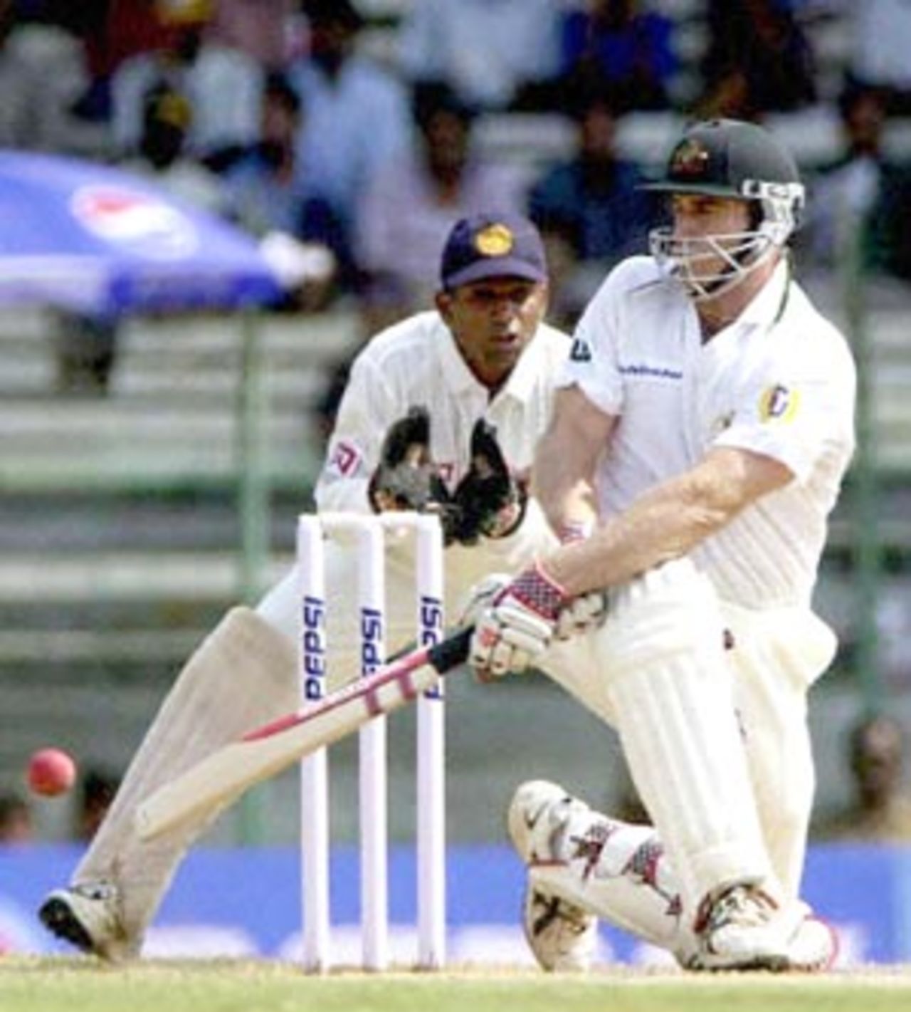 19 Mar 2001: Australia in India, India v Australia 3rd Test, MA Chidambaram Stadium, Chepauk, Chennai, 18-22 Mar 2001(Day 2)