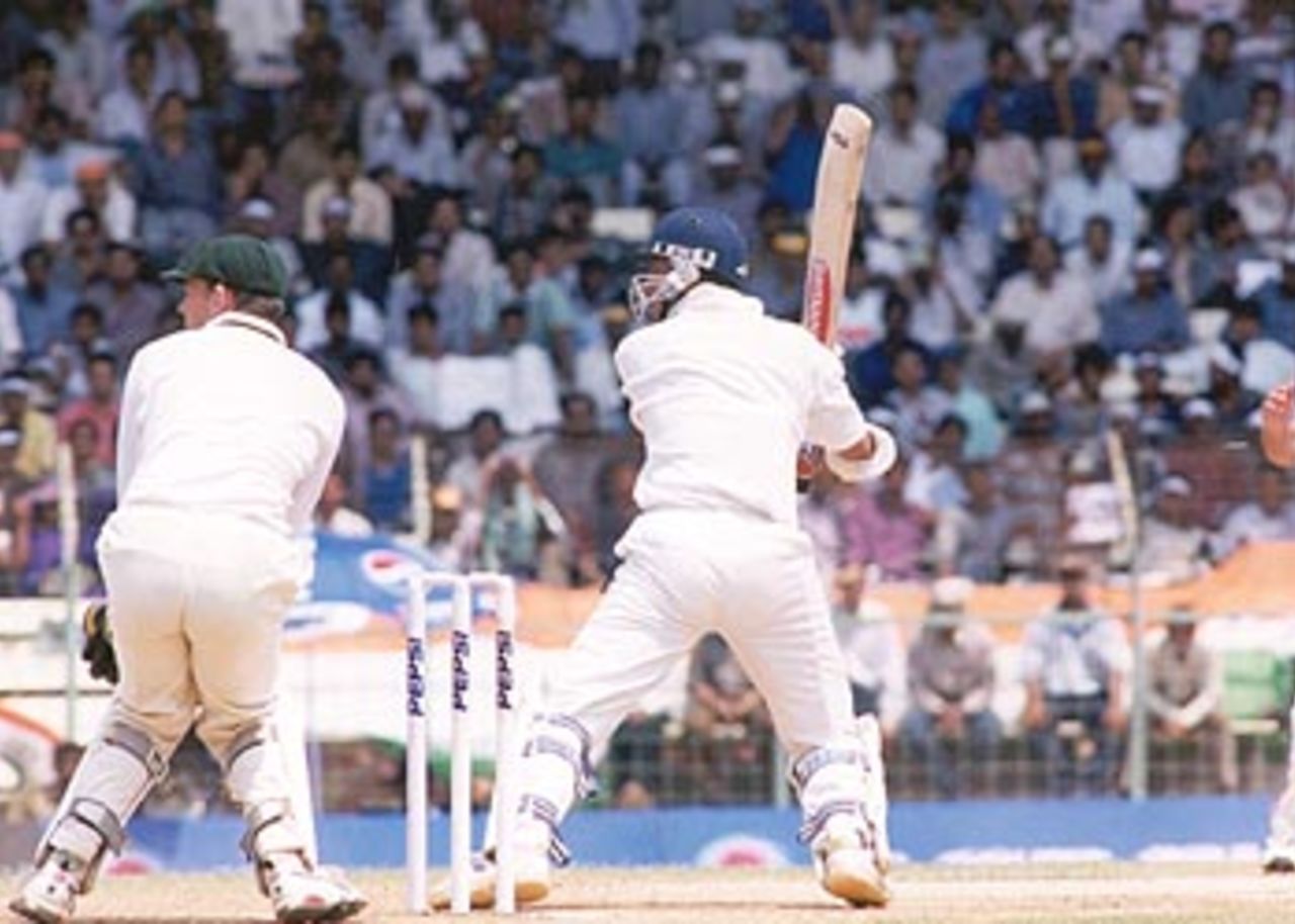20 Mar 2001: Australia in India, India v Australia 3rd Test, MA Chidambaram Stadium, Chepauk, Chennai, 18-22 Mar 2001 (Day 3)