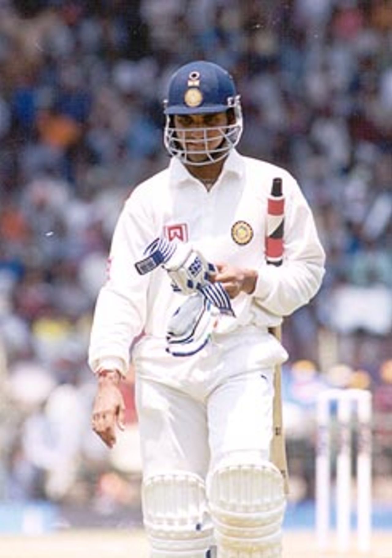 20 Mar 2001: Australia in India, India v Australia 3rd Test, MA Chidambaram Stadium, Chepauk, Chennai, 18-22 Mar 2001 (Day 3)