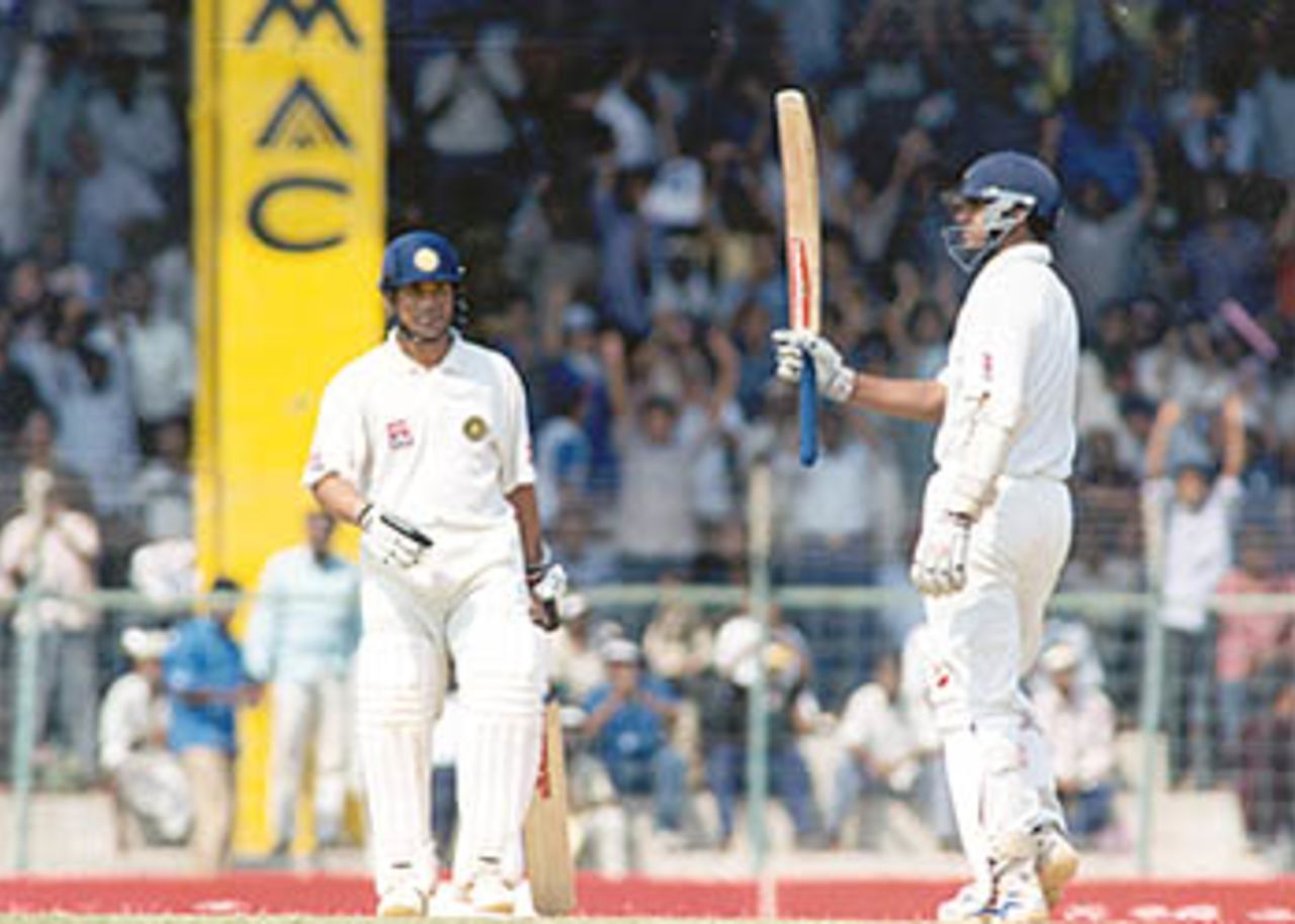 20 Mar 2001: Australia in India, India v Australia 3rd Test, MA Chidambaram Stadium, Chepauk, Chennai,  18-22 Mar 2001(Day 3).