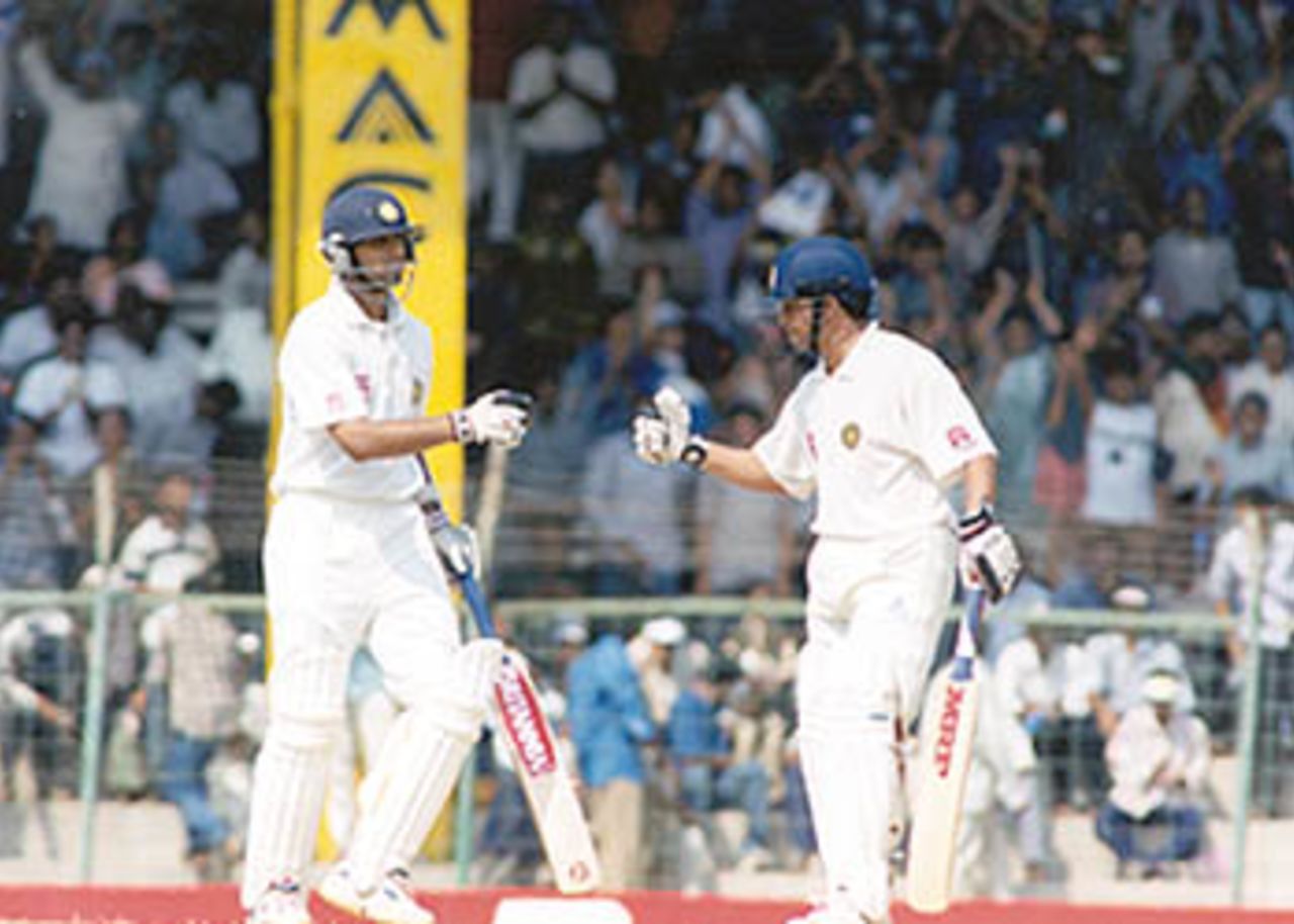 20 Mar 2001: Australia in India, India v Australia 3rd Test, MA Chidambaram Stadium, Chepauk, Chennai, 18-22 Mar 2001(Day 3).