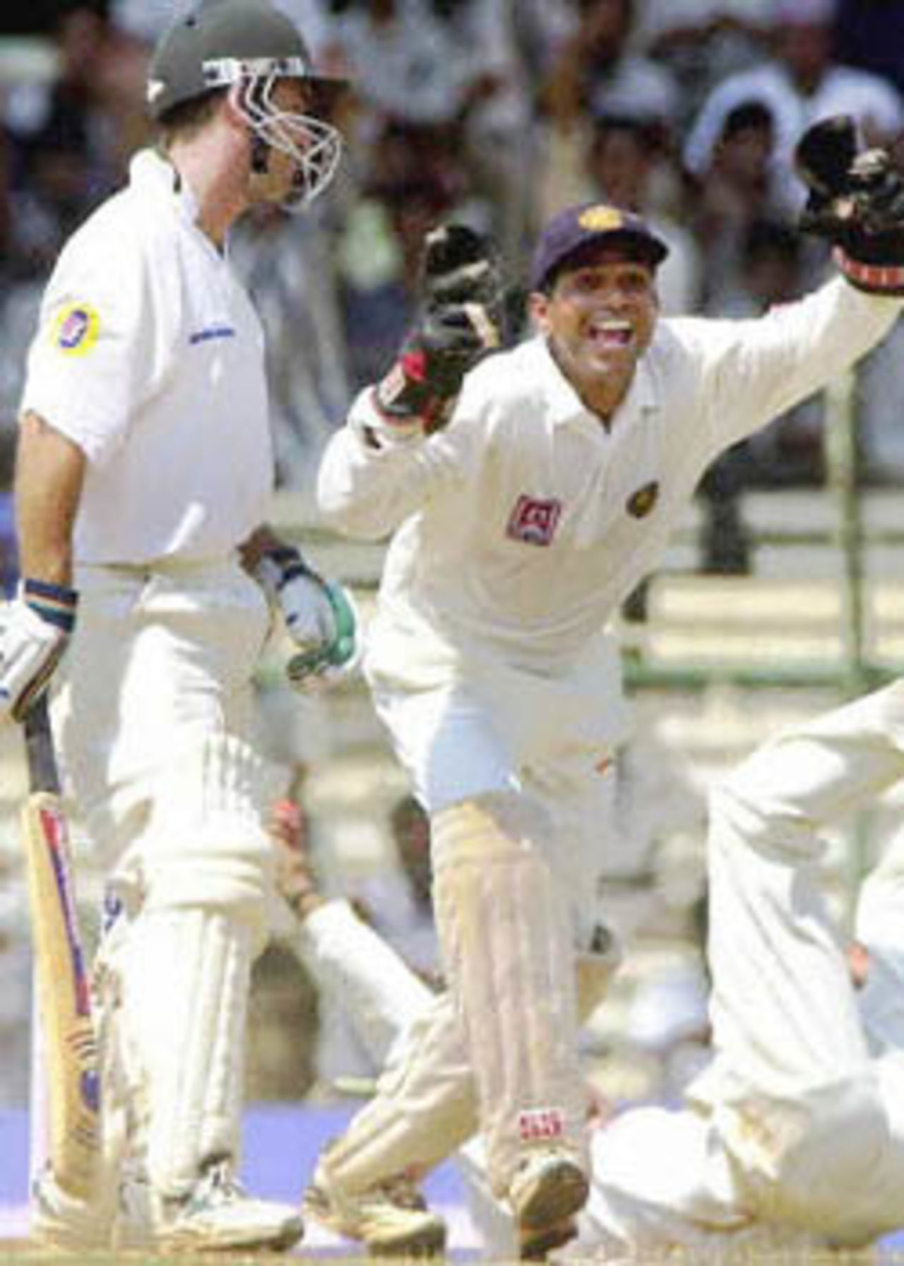 21 Mar 2001: Australia in India, India v Australia 3rd Test, MA Chidambaram Stadium, Chepauk, Chennai, 18-22 Mar 2001(Day 4).