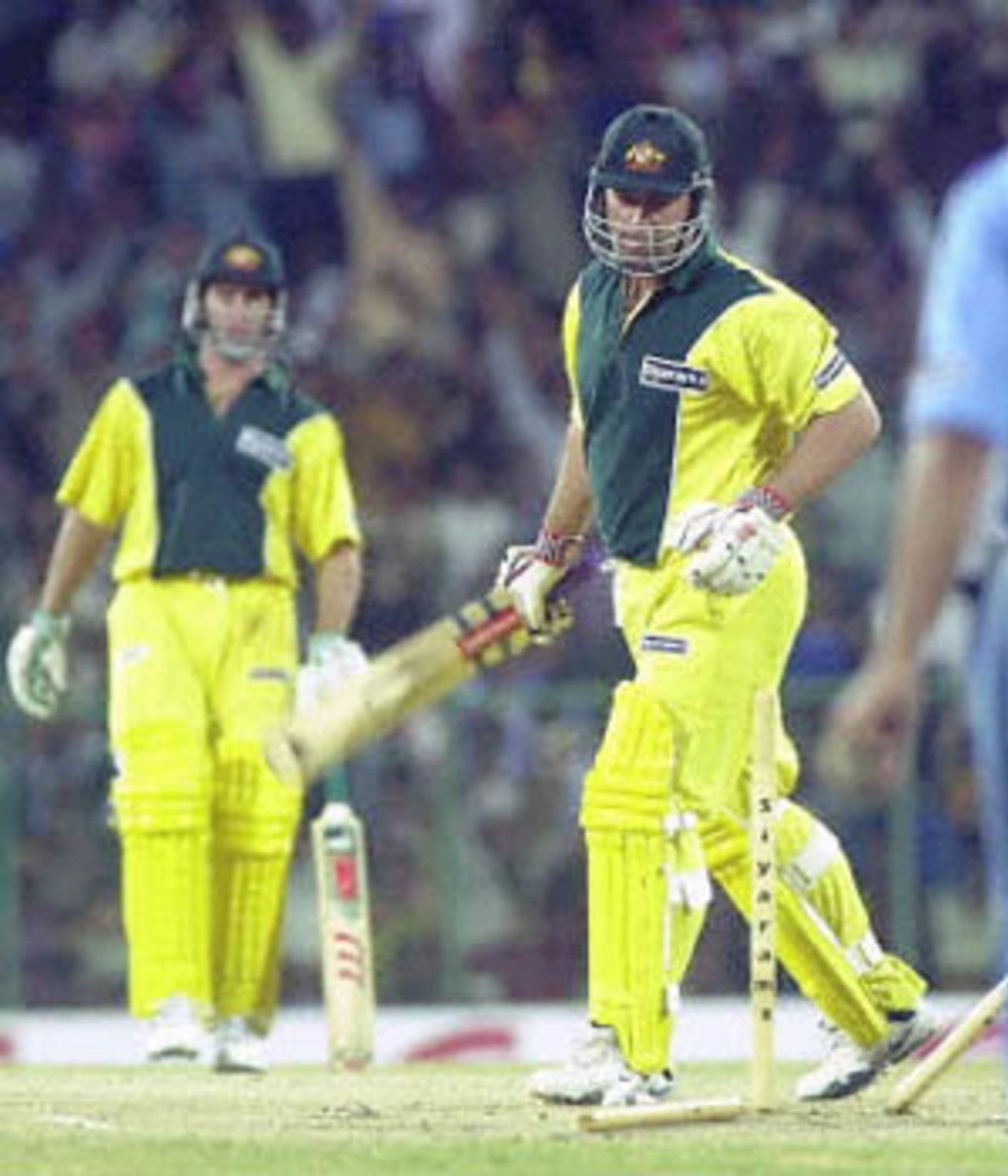 23 March 2001: Australia in India, India-Australia Exhibition Match 2001, Siyaram Cup (Gujarat Relief Fund One-Day), MA Chidambaram Stadium, Chepauk, Chennai.
