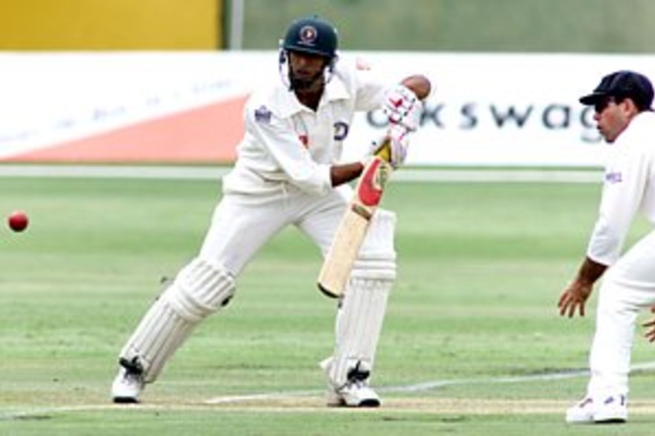 1 Mar 2002: Hashim Amla of South Africa during the South Africa A v Australia tour match played in Port Elizabeth.