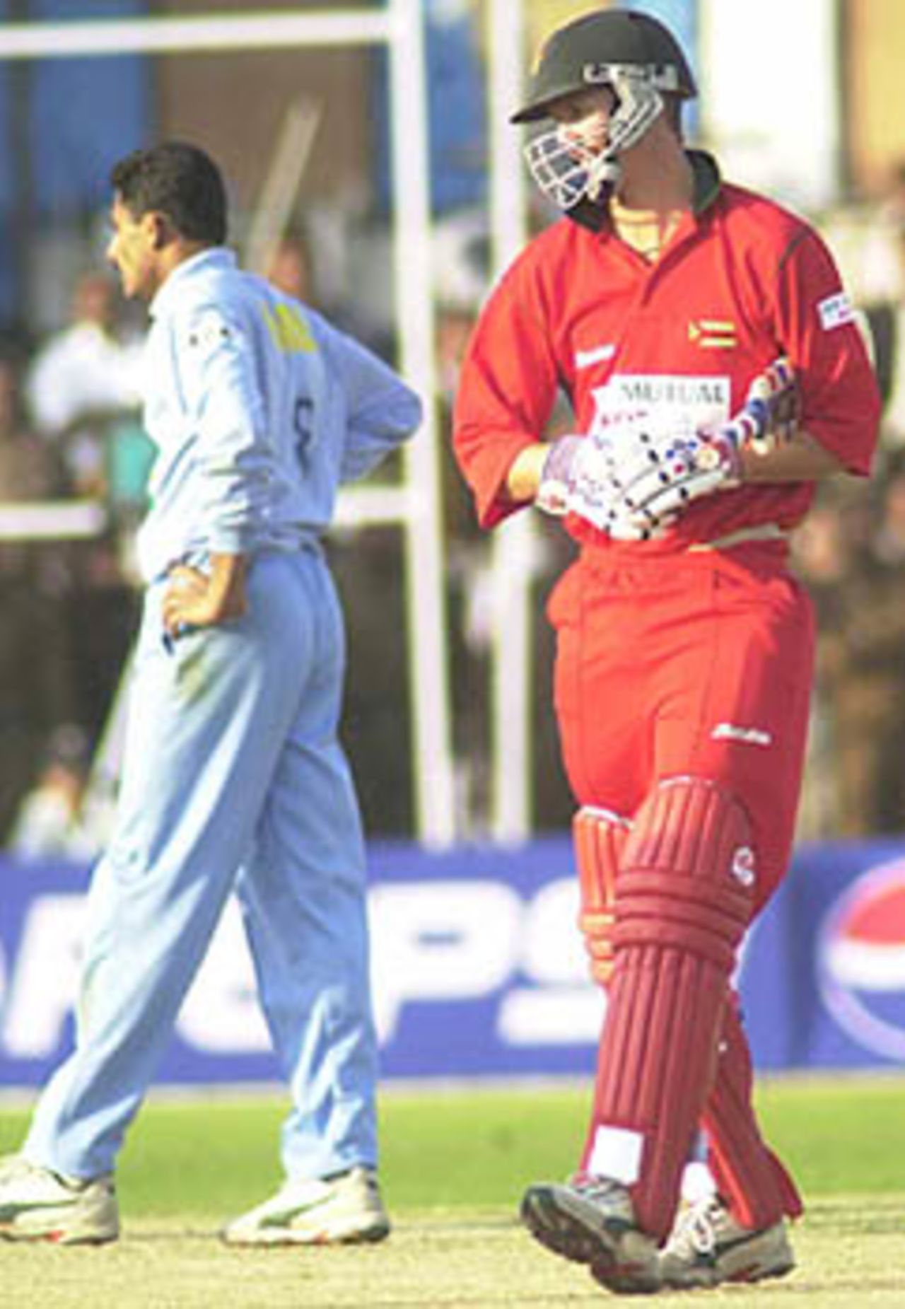 India v Zimbabwe, 1st One Day International, Nahar Singh Stadium, Faridabad, 07 March 2002