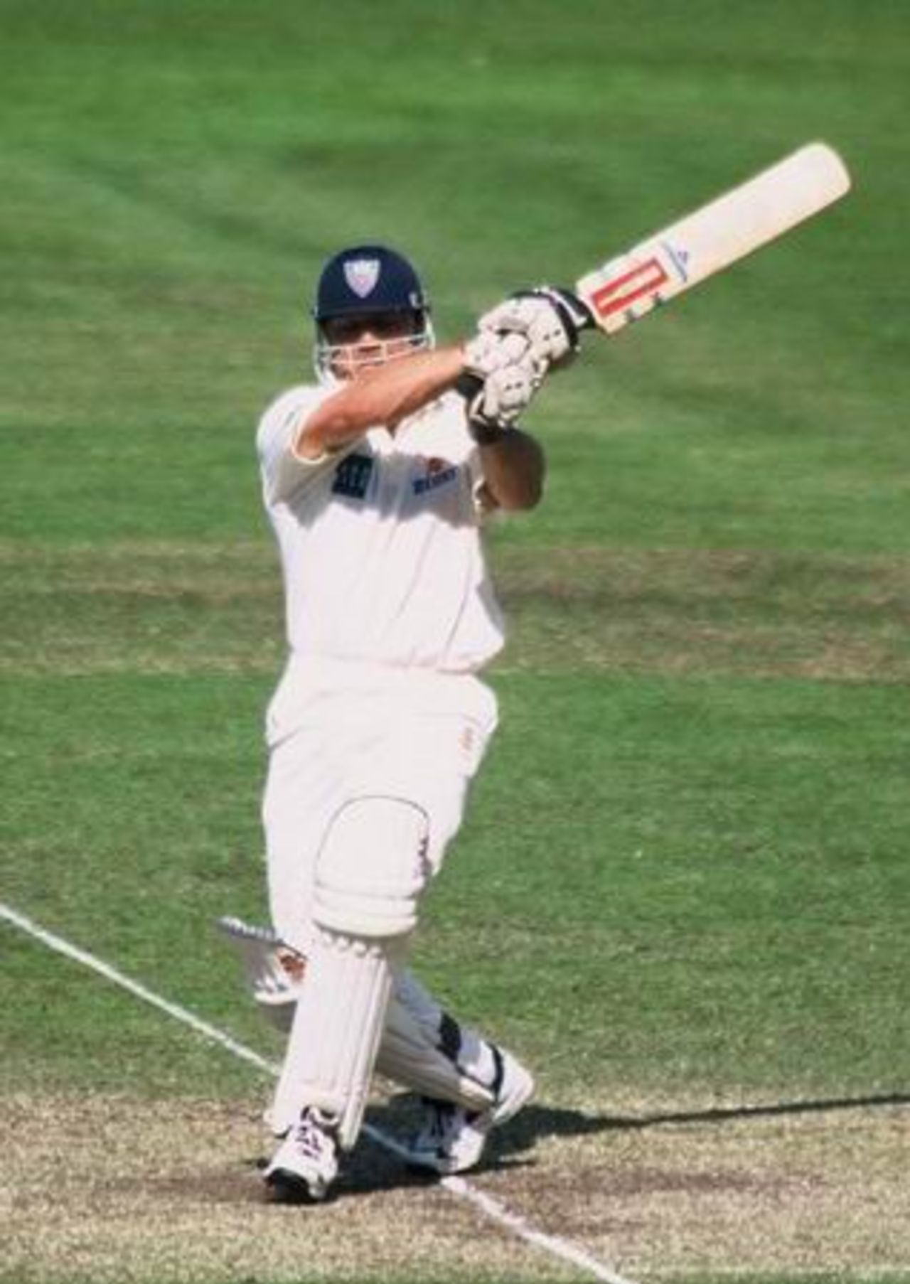 Michael Slater batting for New South Wales