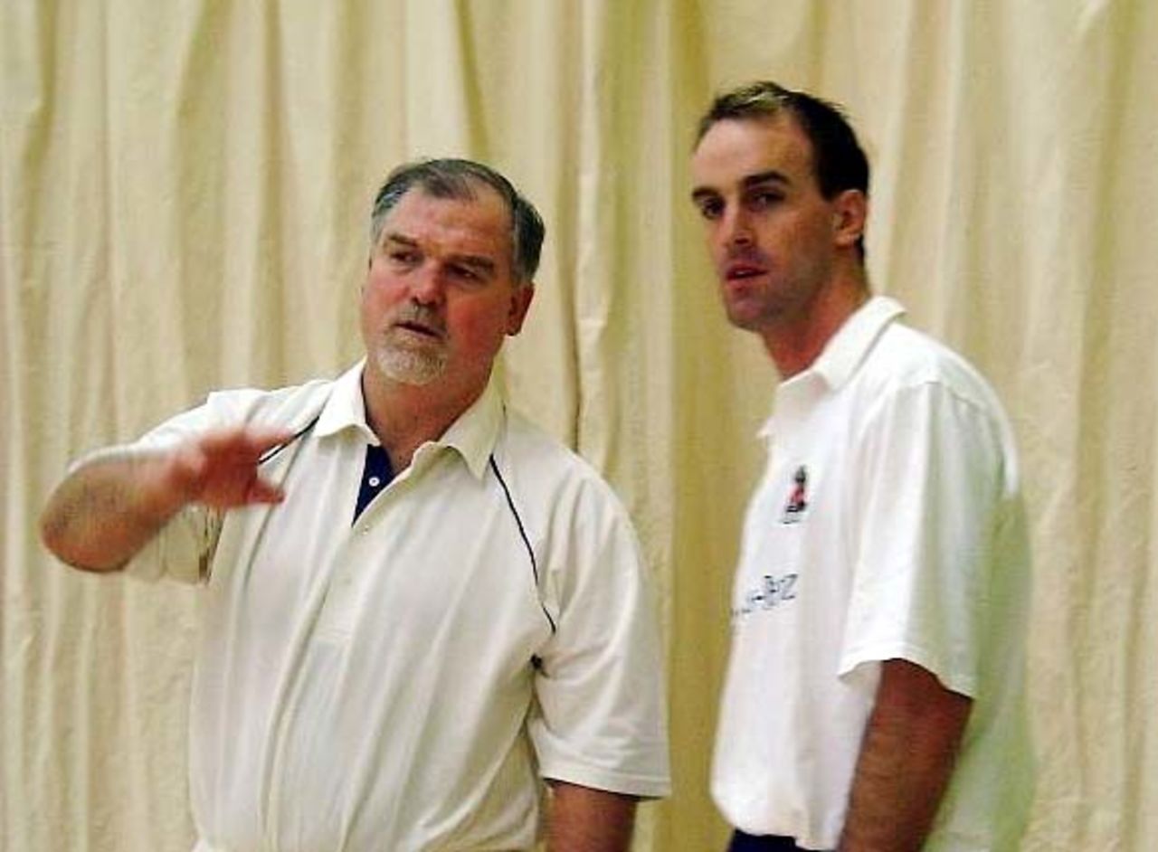 Mike Gatting and Brían O'Rourke