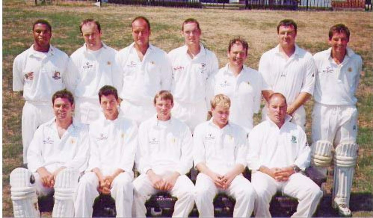 Back row: Walter Masimula, Andy Whyte, Martin Briggs, Alex Baker, Dave Reynolds, Mark White, Steve Snell<br>Front row: Mark Fletcher, Ian Hilsum, Mark Whyte, Neil Dodds, Mark Garaway