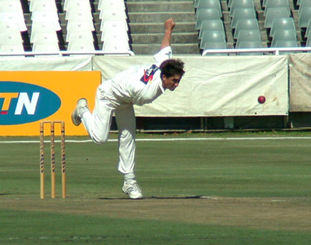 WP's Allan Dawson in full flight against KZN in a Supersport Series match at Newlands on Saturday