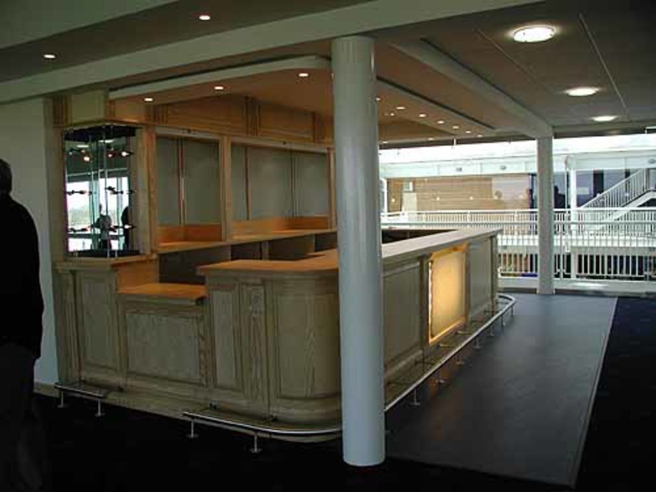 Pavilion construction at the Rose Bowl, Southampton