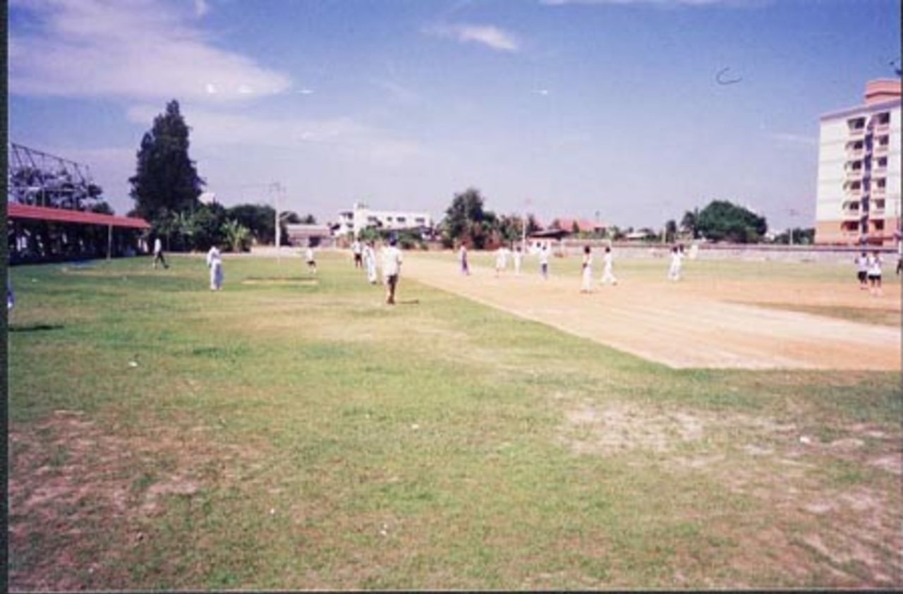 Cricket match in Thailand