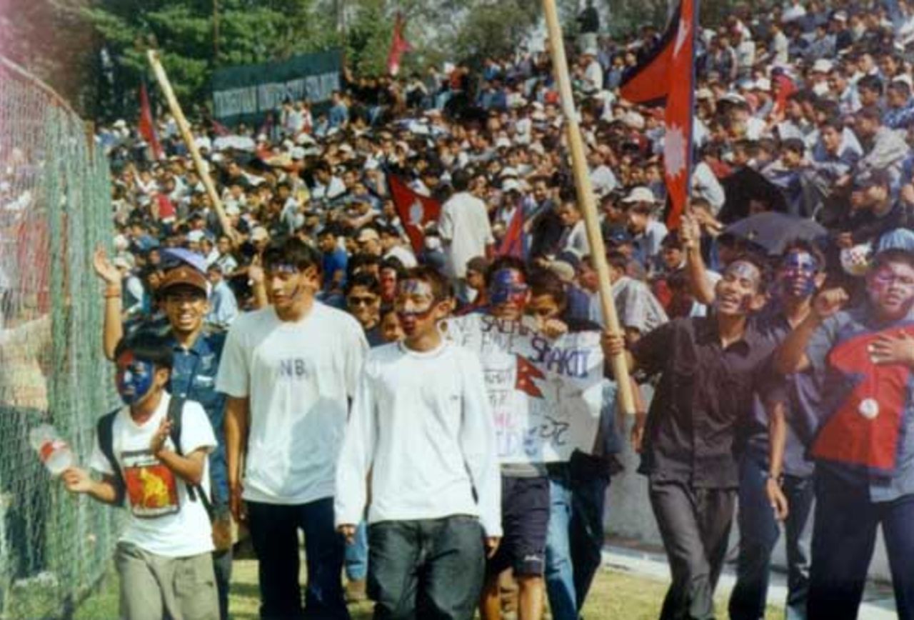 Supporters during youth Asia Cup