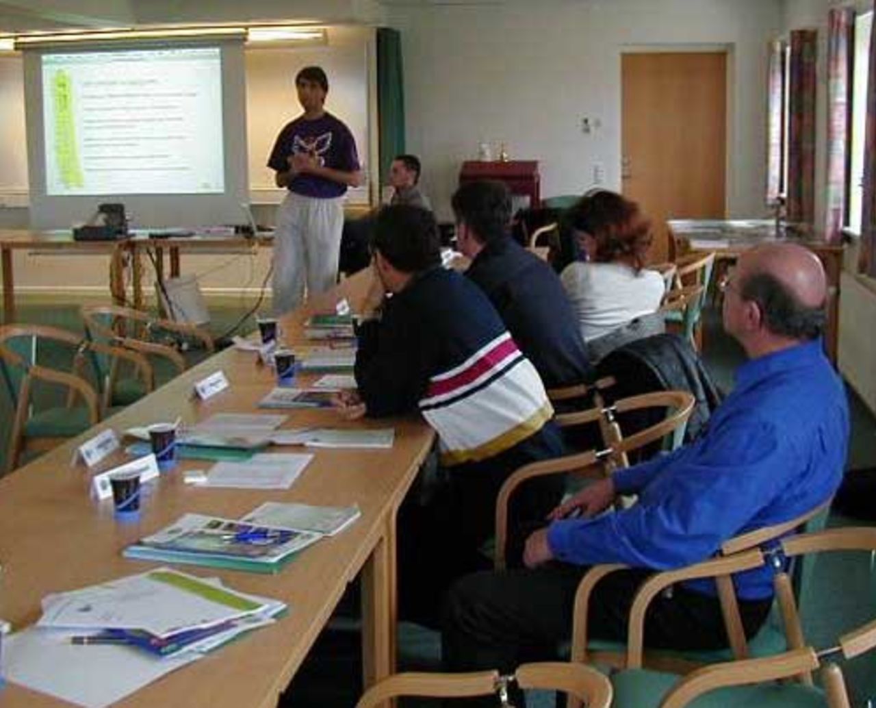 Alex Oltmans (Belgium) presenting to the Forum