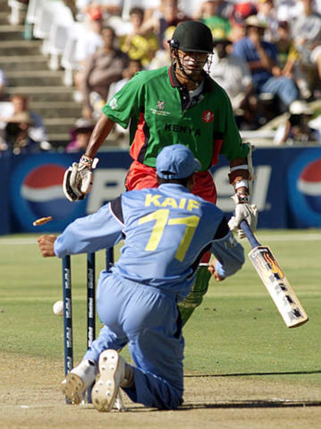 World Cup, 2003 -  India v Kenya at Cape Town, 7th March 2003