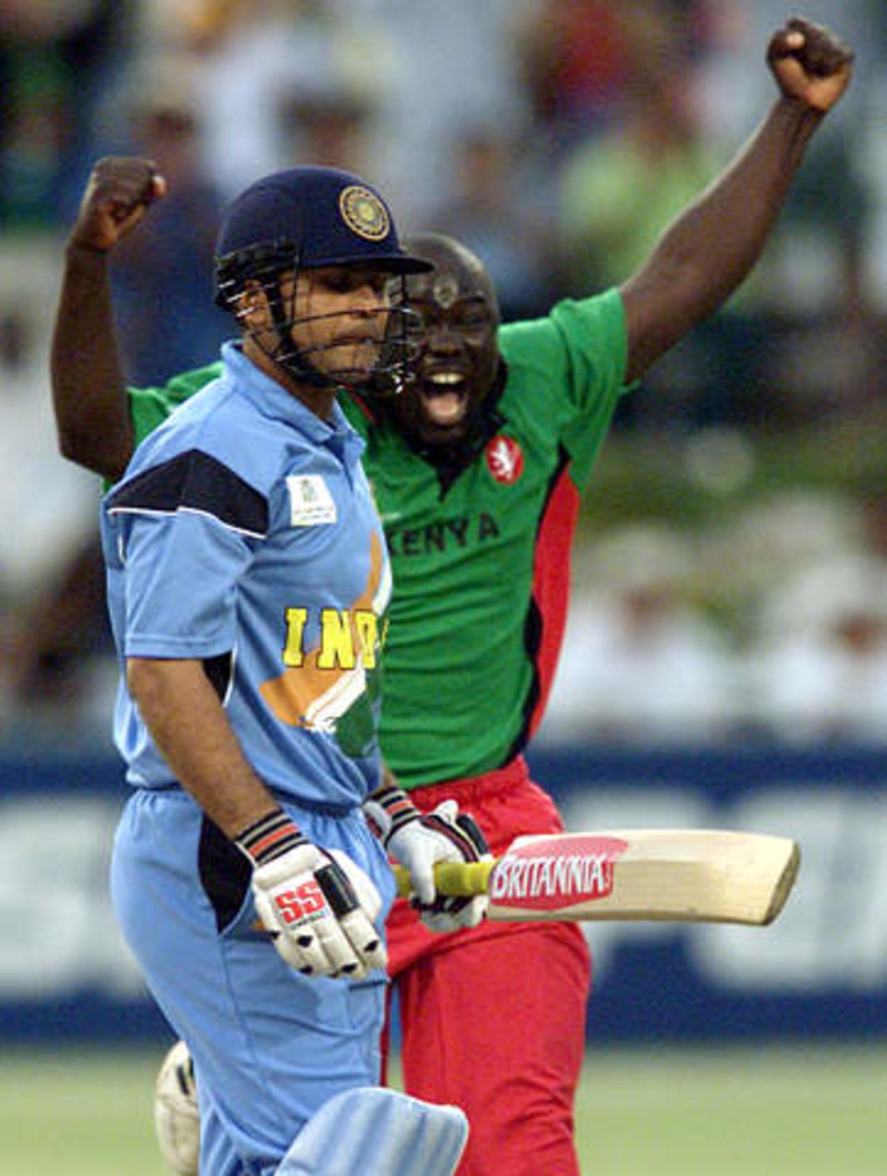 World Cup, 2003 -  India v Kenya at Cape Town, 7th March 2003