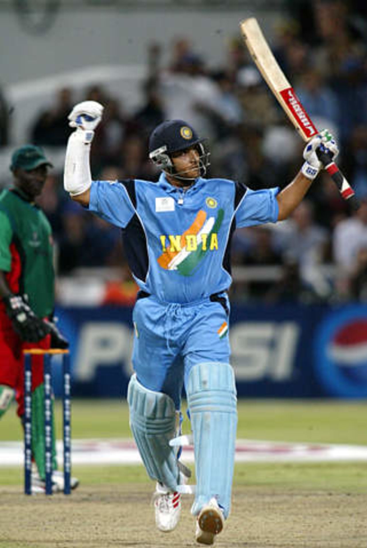 World Cup, 2003 -  India v Kenya at Cape Town, 7th March 2003