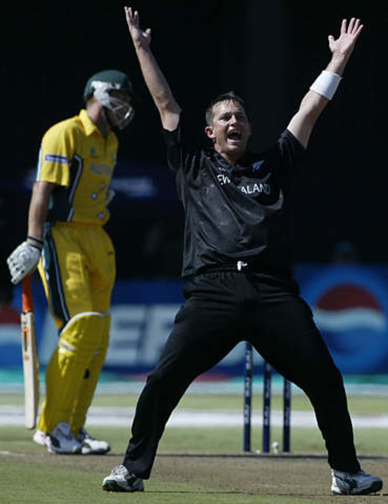 World Cup 2003 - Australia v New Zealand at Port Elizabeth, 11th March 2003