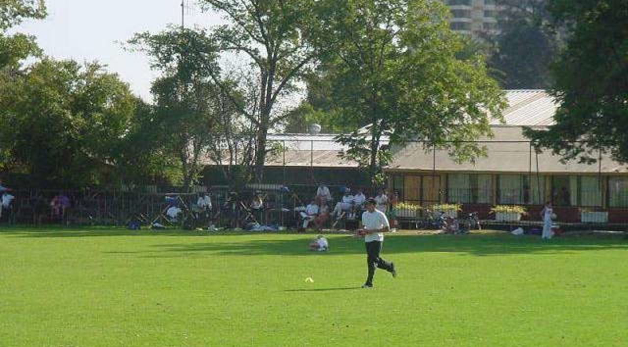 New local talent discovered - Javier Desmaras (Santiago) fielded well to keep the runs down and maintain pressure on a faltering PWCC middle order.
