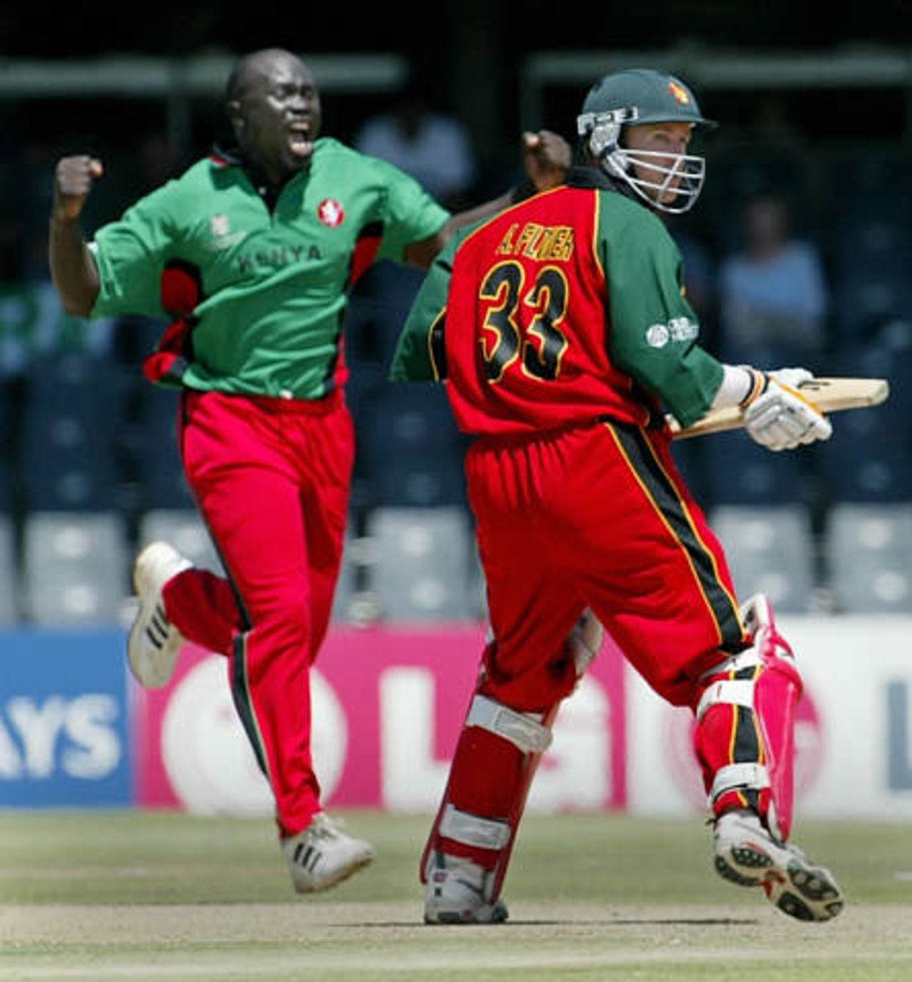 World Cup 2003 - Kenya v Zimbabwe at Bloemfontein, 12th March 2003