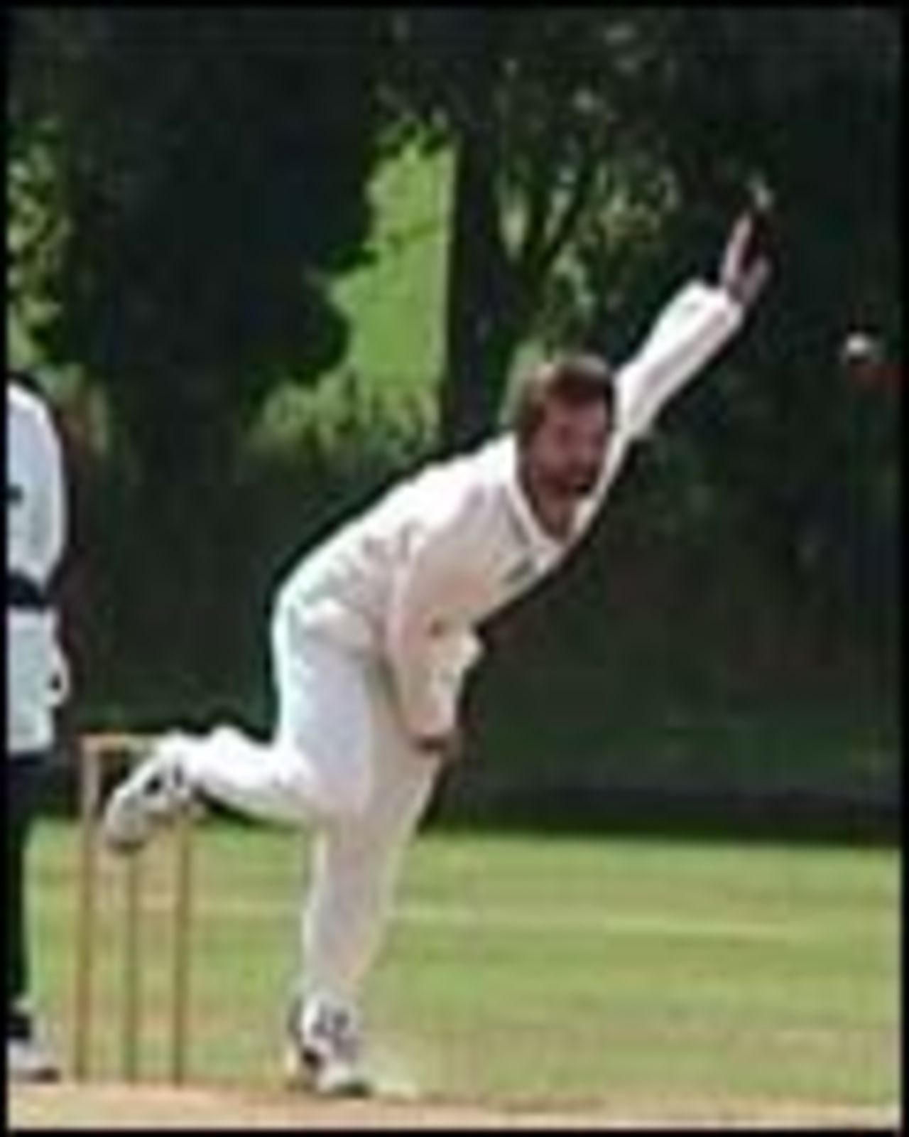 Adam Dale in action for Bacup