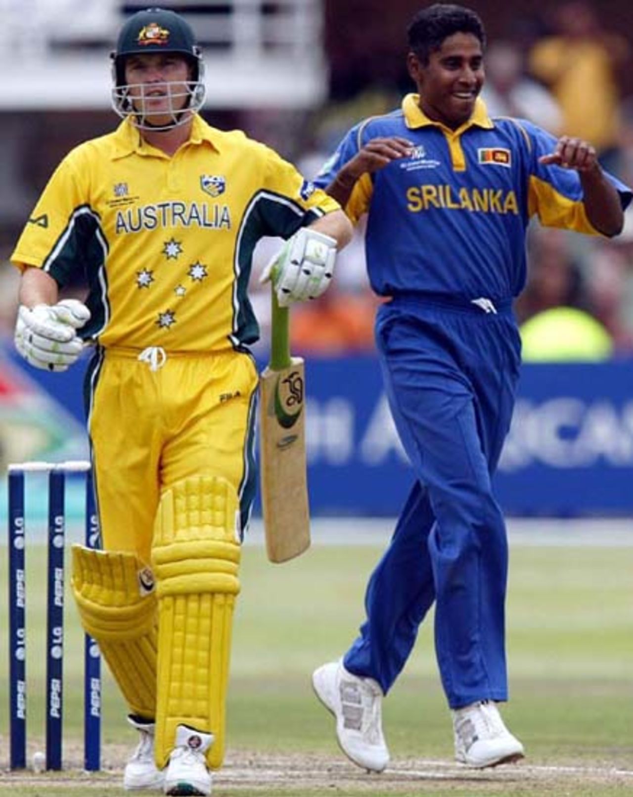 World Cup 2003, 1st Semi Final - Australia v Sri Lanka at Port Elizabeth, 18th March 2003
