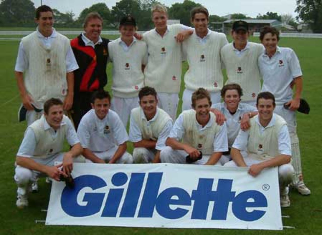 Hamilton Boys' High School, winners of the 2002 Gillette Cup.