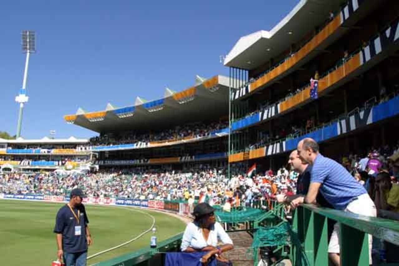 The Wanderers, in Johannesburg, South Africa on March 23, 2003.