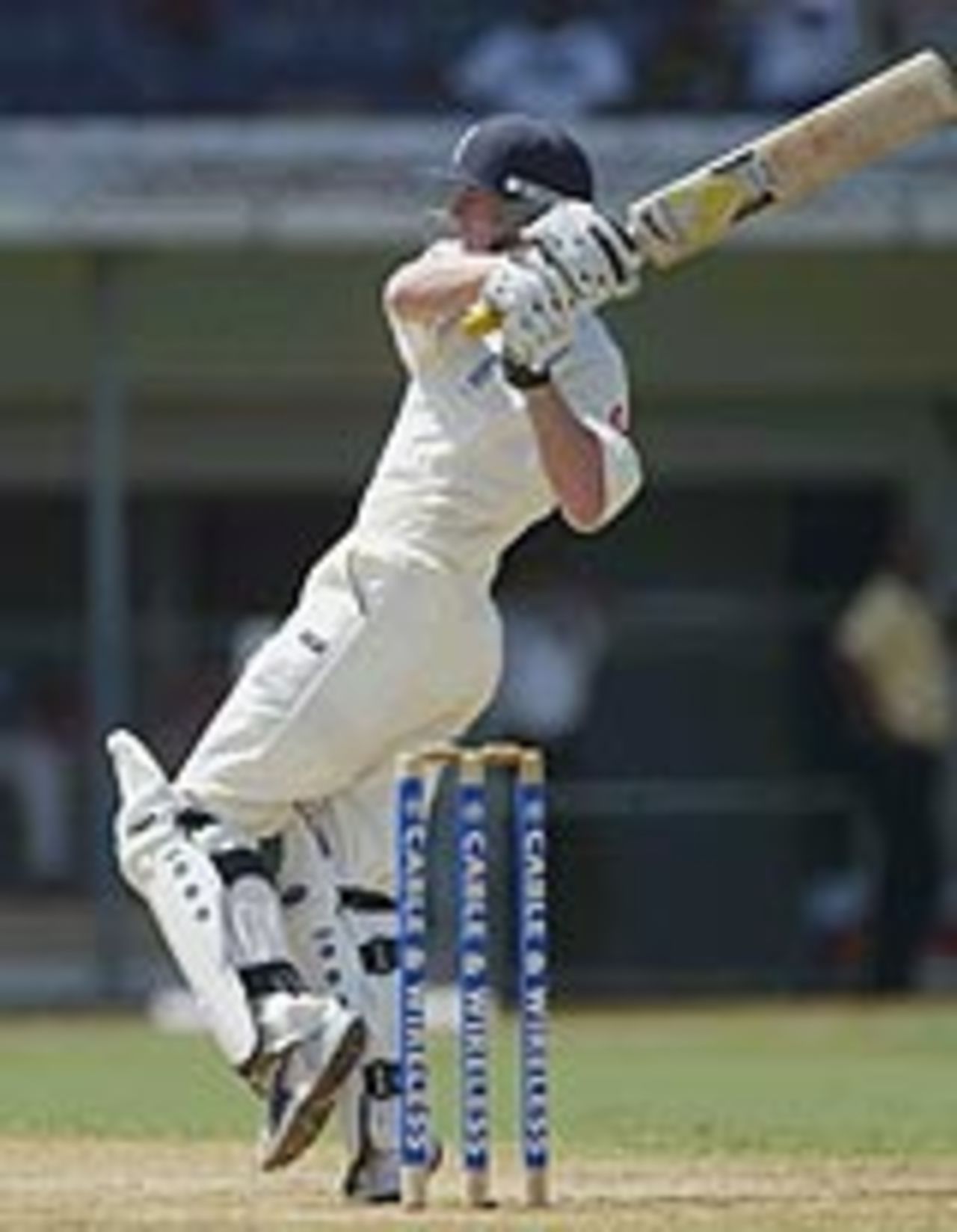 Paul Collingwood hits out against Jamaica, England v Jamaica, Sabina Park, March 3, 2004