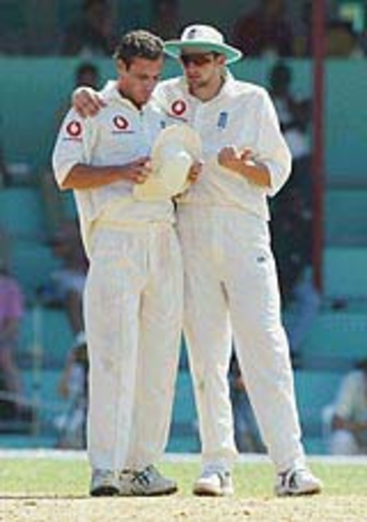 Simon Jones and Stephen Harmison, March 2004