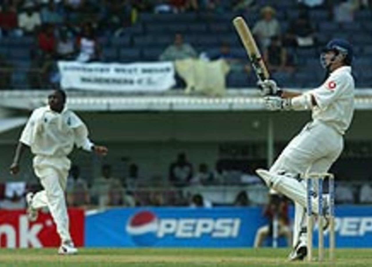 Michael Vaughan pulls Fidel Edwards