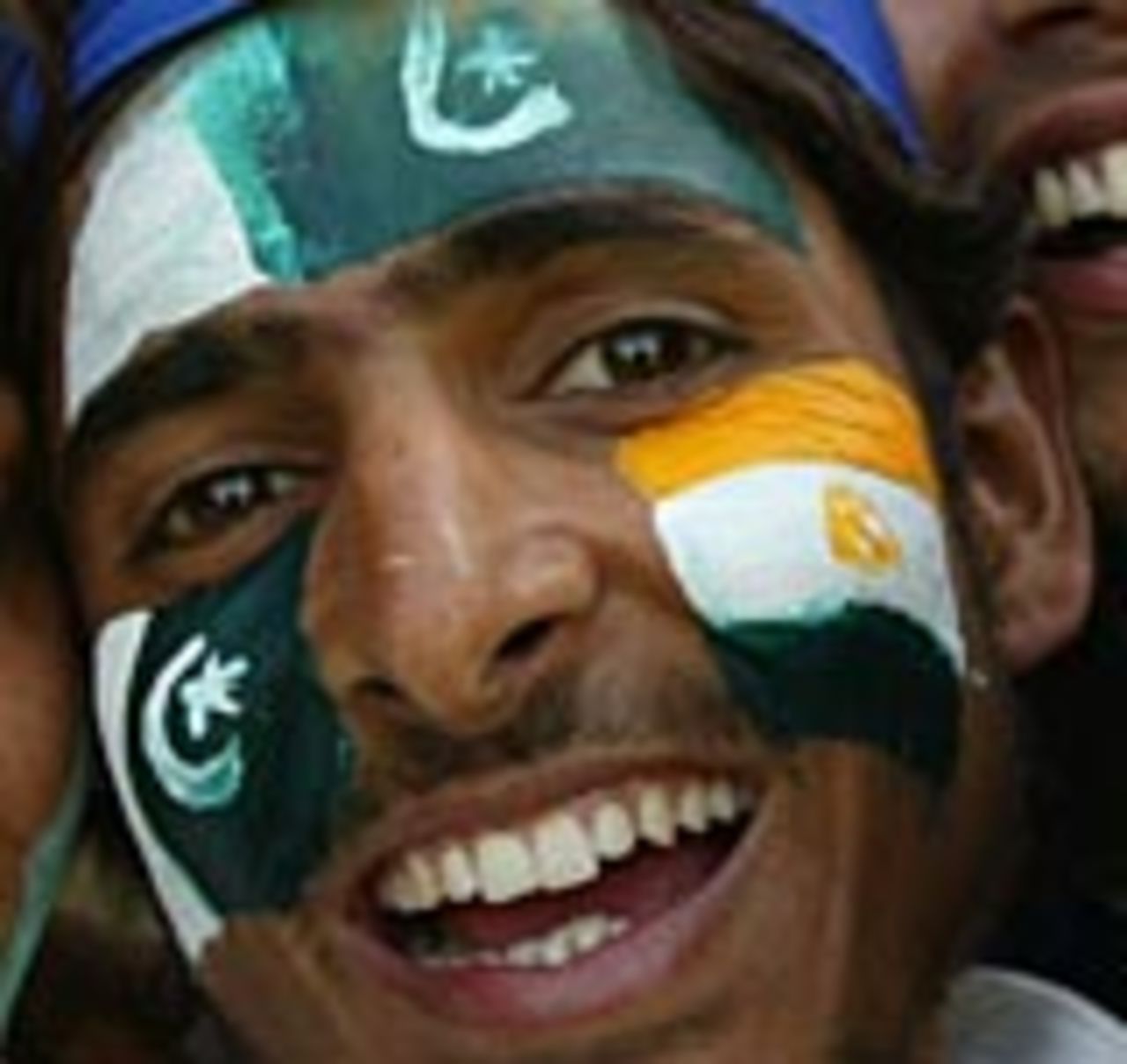 A fan at the cricket, March 14, 2004
