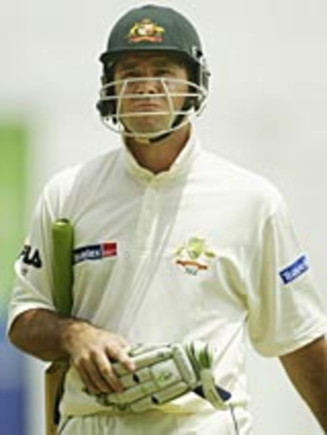 Ricky Ponting trudges off after being dismissed for 10, Sri Lanka v Australia, 2nd Test, Kandy, 1st day, March 16, 2004