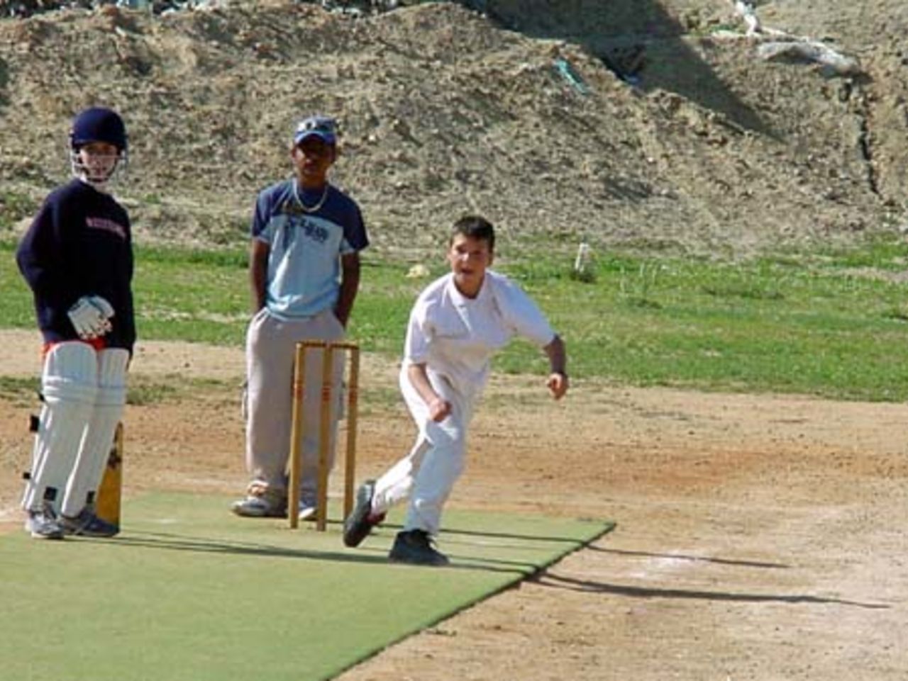 Action from an U13 match in Dimona over Purim