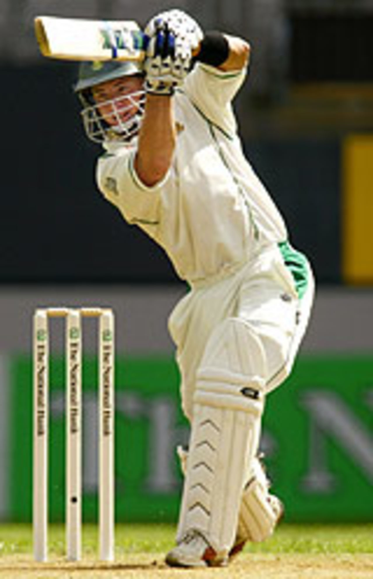 Herschelle Gibbs plays a gorgeous cover-drive, New Zealand v South Africa, 2nd Test, Auckland, 1st day, March 18, 2004