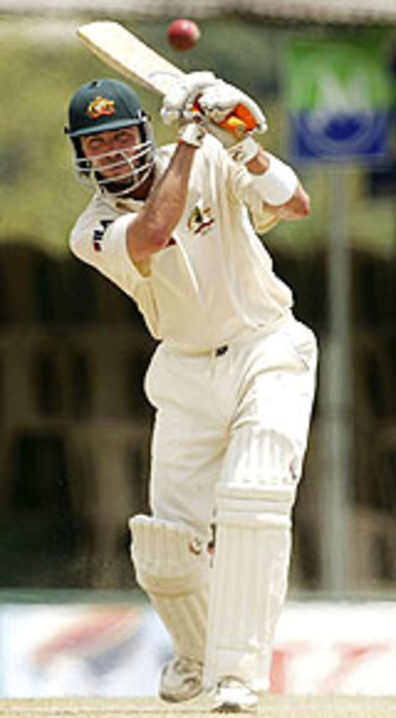 Damien Martyn drives airily, Sri Lanka v Australia, 2nd Test, Kandy, 2nd day, March 18, 2004