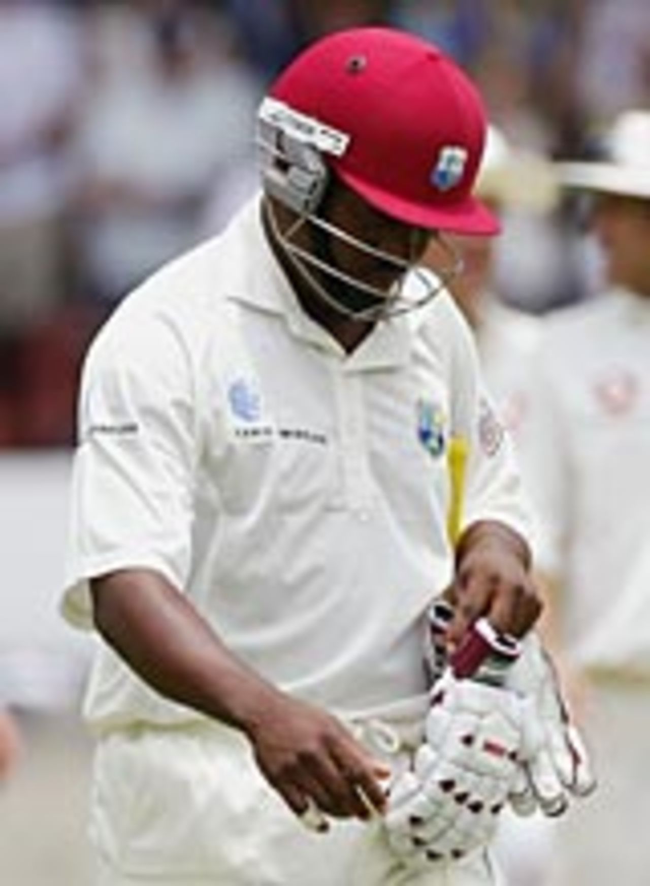 Brian Lara: a duck on his home turf, West Indies v England, 2nd Test, Trinidad, March 19, 2004