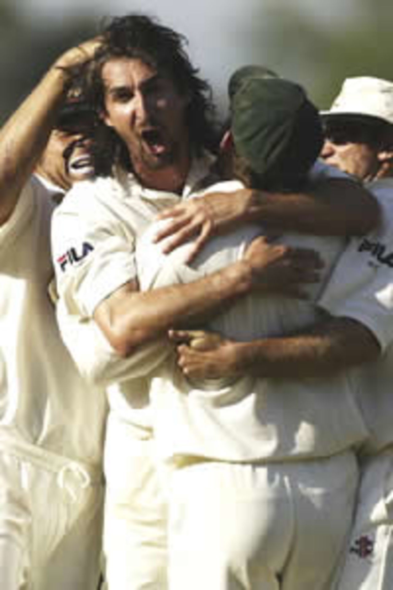 Jason Gillespie claimed the big wickets of Jayasuriya, Atapattu and Jayawardene to give Australia hope of claiming victory in the 2nd Test in Kandy