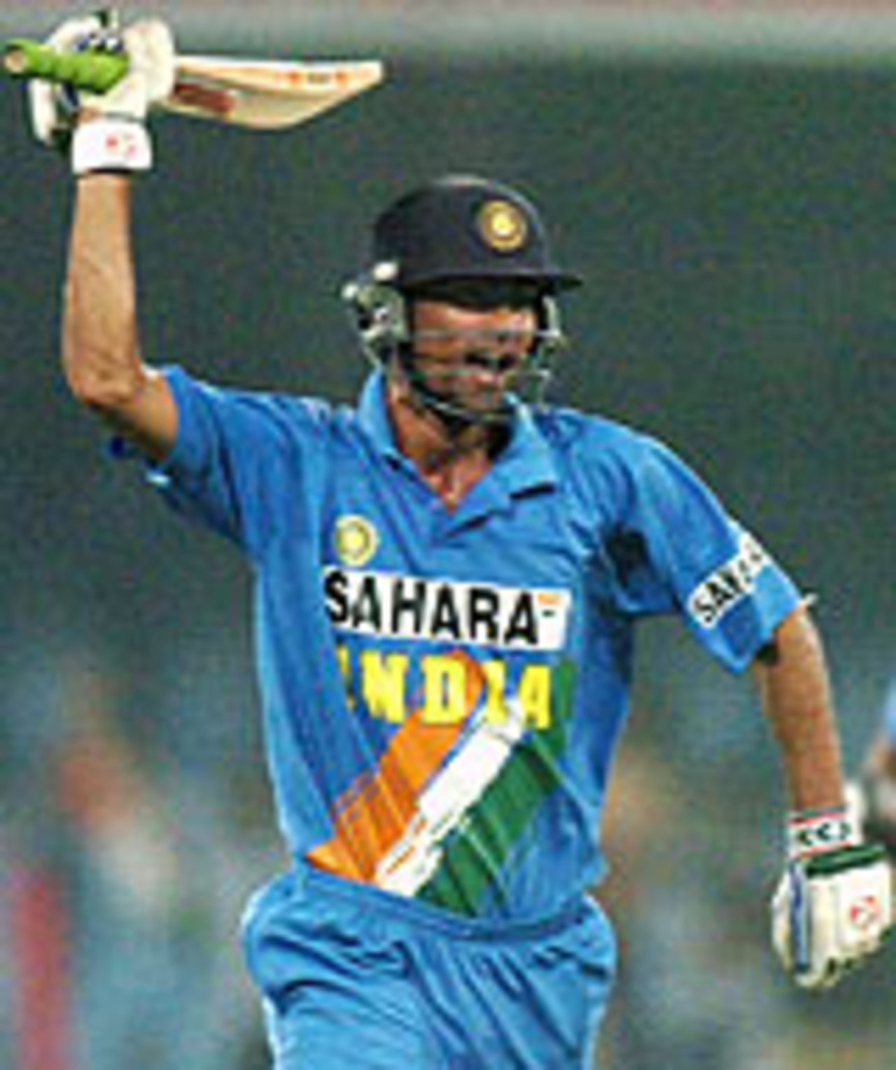 A jubilant Mohammad Kaif, Pakistan v India, 4th ODI, Lahore, March 21, 2004