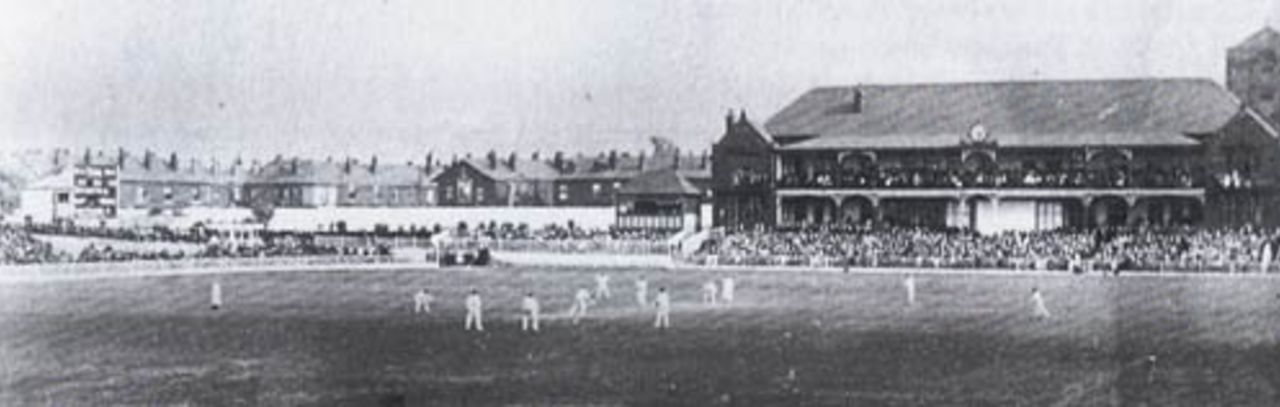 Bramall Lane panorama during 1902 Test
