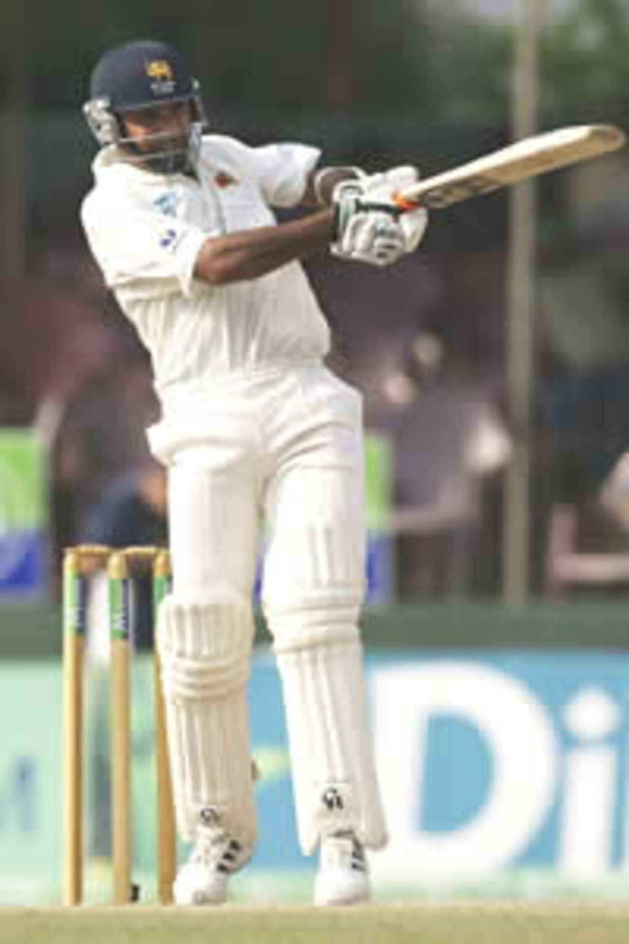 Marvan Atapattu of Sri Lanka in action during day two of the Third Test between Australia and Sri Lanka played at the Singhalese Sports Club on March 25, 2004 in Colombo, Sri Lanka