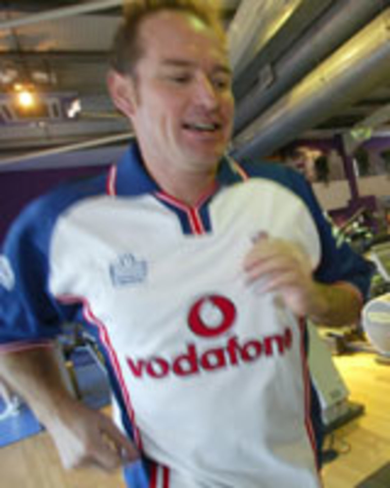 Nigel Stockhill in the gym